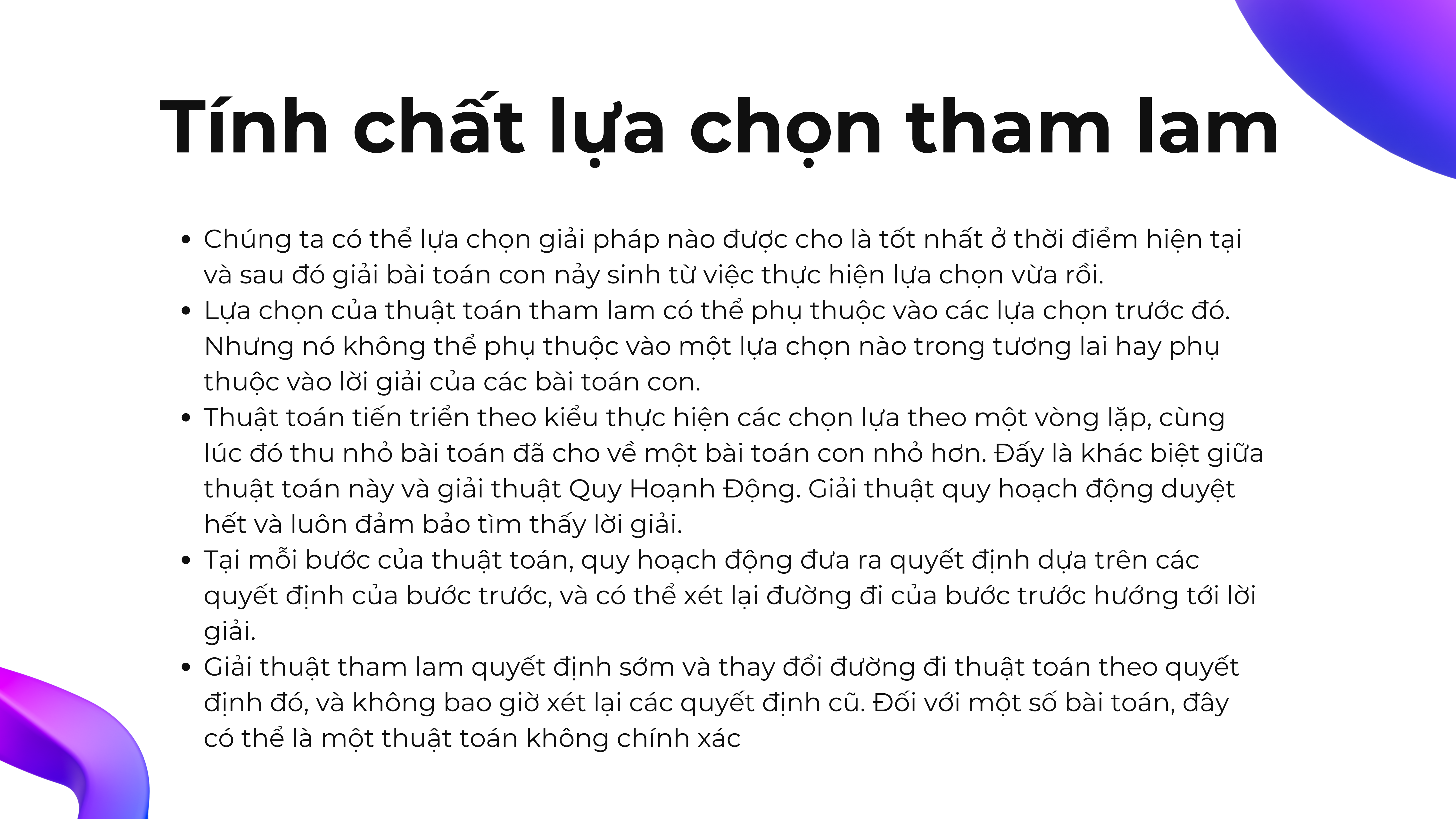 Tính chất lựa